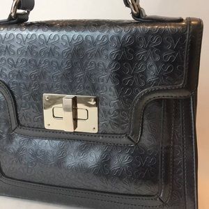 Simply Vera Wang Black Patent Leather Purse